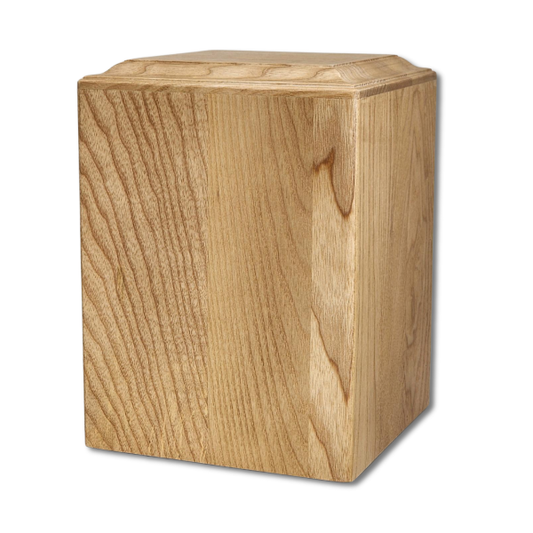 Plain Wood Cremation Urn